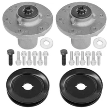 48" Deck Spindle & Pulley for Simplicity Courier 2691460 SZT275 2691477 SLT260