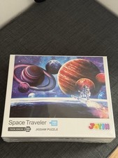 Jigsaw Puzzle 1000 Pieces, Space Traveler Solar System, Adults Families