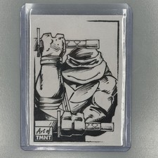 2019 Topps Art of TMNT Sketch Card 1/1 Leonardo Artist David Abila