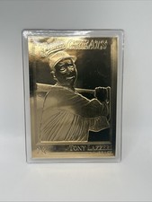 Tony Lazzeri 2nd Base Danbury Mint 22K Gold Mint Sealed Yankees Rare