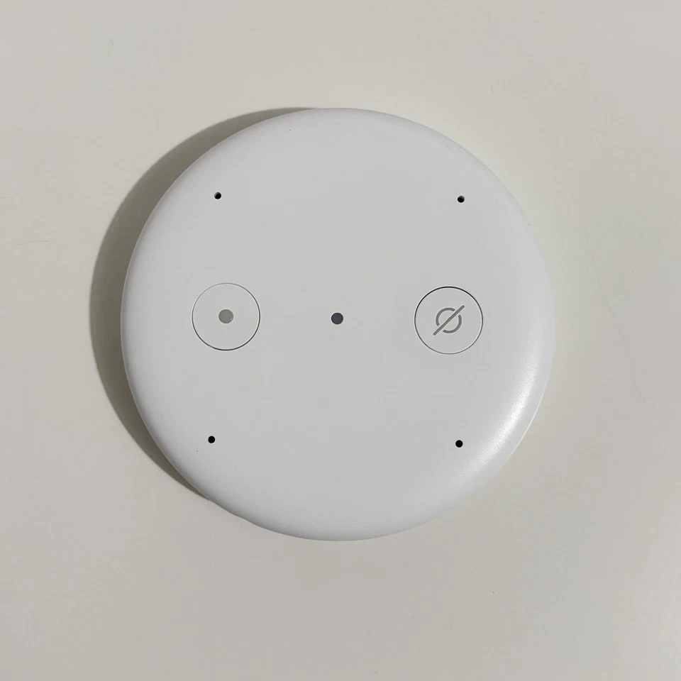 Amazon Echo Input Smart Home Voice Assistant C1125P - White - Tested Working - Image 2 of 4