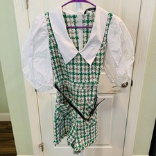 Zara Green Dress Size Medium NWT