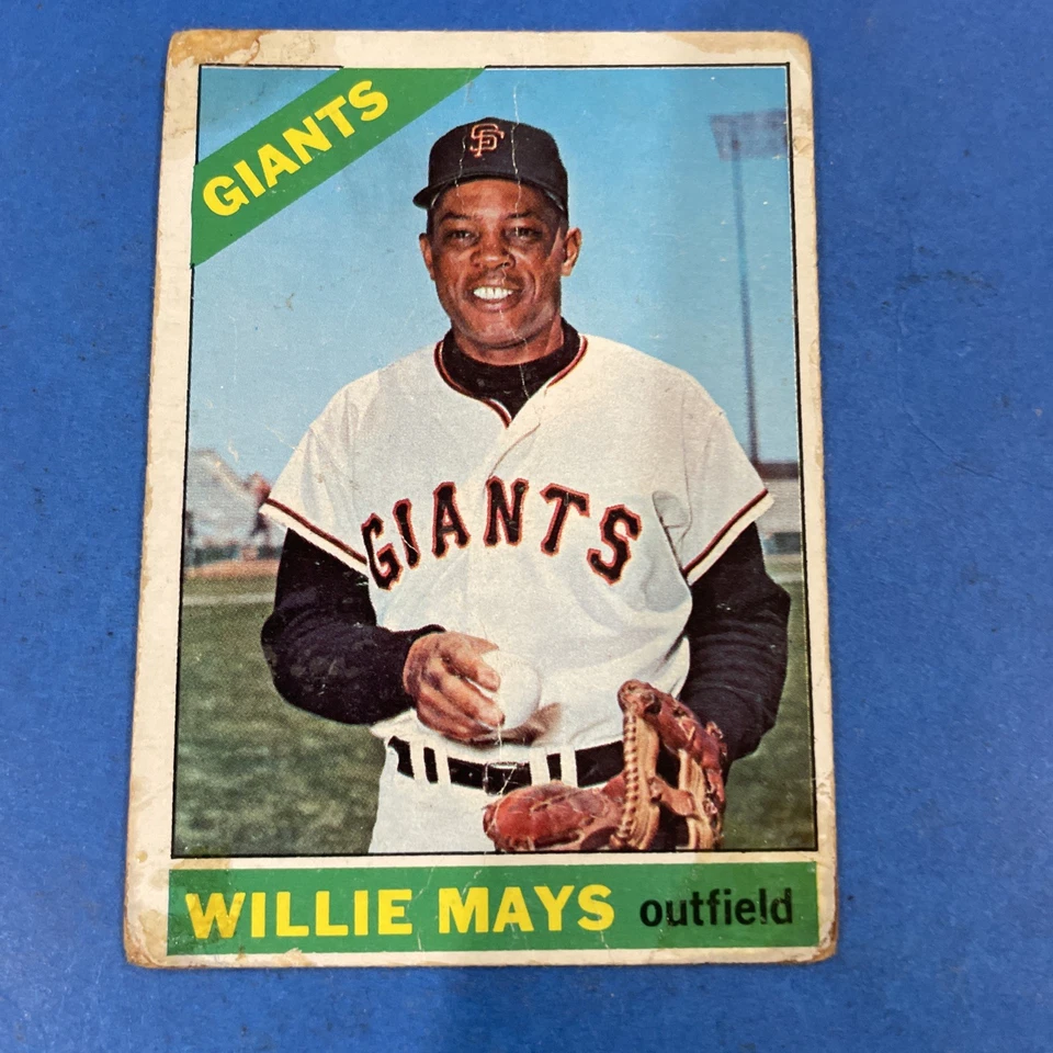 LOTE DE TARJETAS DE BÉISBOL 1966 TOPPS CON ESTRELLAS WILLIE MAYS, KOUFAX, YAS, TONY PEREZ RC Foto 2 de 4