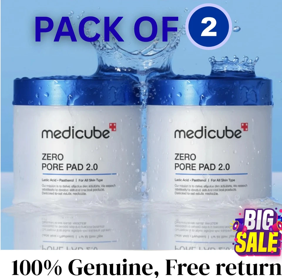 MEDICUBE Zero Pore Pad 2.0 70 pads K-Beauty | UK BIG SALE