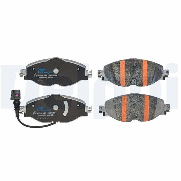 Delphi Bremsbelagsatz Scheibenbremse LP5006EV FüR VW Golf 7 5G1 BQ1 BE1 BE2 BA5-image