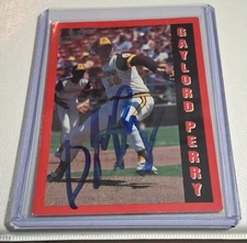 Gaylord Perry All Sports USA 1991 Autograph Card Auto Signed