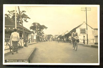 Pekalongan Kepatian Straat rppc Java Indonesia 1920s