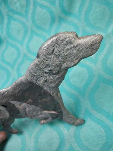 Vintage Cast Aluminum Retriever Hunting Dog Weather Vane Mailbox Garden 10" - Picture 7 of 11