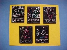 Set of 5-2004 Kentucky Derby Festival pins.Ne...