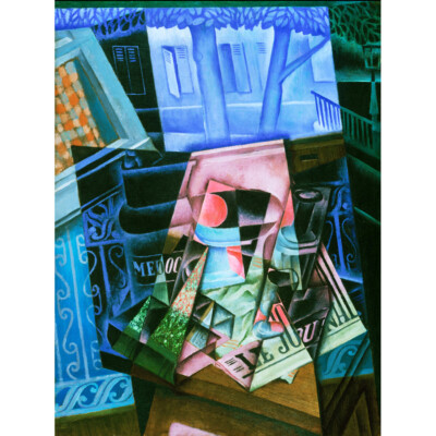 Juan Gris Still Life Before An Open Window Canvas Art Print Poster