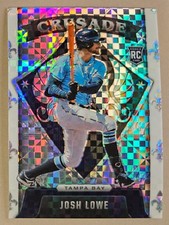 2022 Panini Chronicles Josh Lowe 8 Crusade Building Blocks X-Fractor RC Rookie