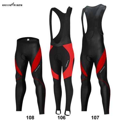 Pantaloni da bici da ciclismo da uomo imbottiti termici lunghi MTB Bike  Trousers | eBay