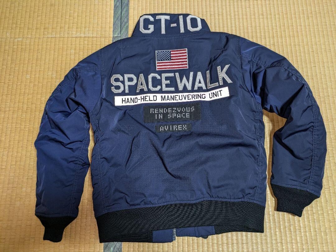 AVIREX GT-10 MA-1 Flight Jacket Navy Size M free shippping from JP
