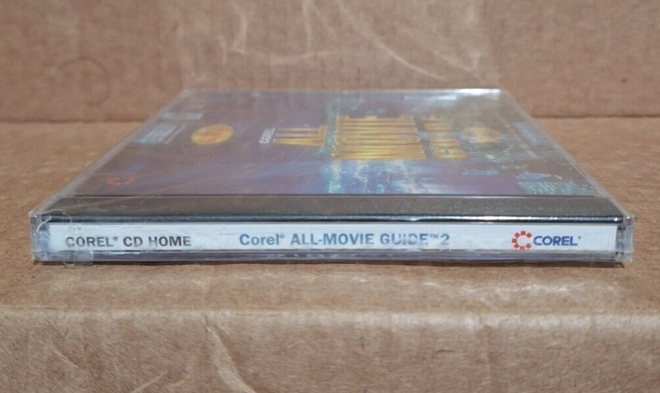 Corel All-Movie Guide 2 (PC / Mac, 1996) - Vintage Reference Disc - New / Sealed - Image 2 of 4