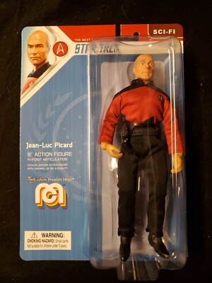 CAPTAIN PICARD - Classic 8" MEGO Action Figure / STAR TREK THE NEXT ...