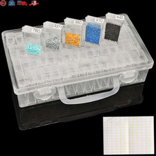 Storage Containers, Diamond Art Portable Bead Storage