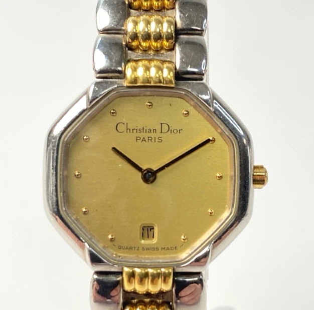 Montre à quartz octogonale pour femme *EXC+5* CHRISTIAN DIOR PARIS D48 203