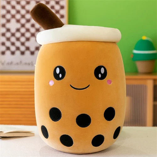Bubble Tea Kuscheltier Plüschtier Boba Tee Kissen Plushie Plüsch Kissen Puppe DE - Bild 25 von 46