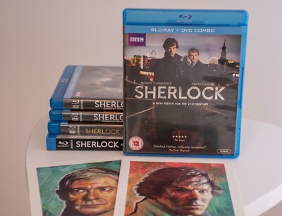 BBC Sherlock Serie Staffel 1 + 2 + 3 | Blu-ray + DVD mit Bonusmaterial