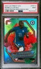 2021-22 Romelu Lukaku Topps Finest Red/Green Fusion Refractor Case Hit /30 PSA 9