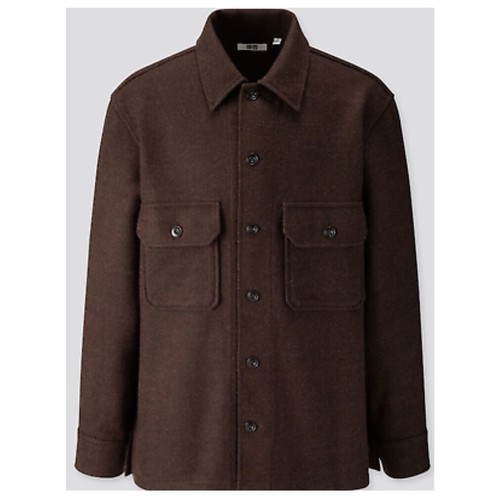 UNIQLO U Men LONG-SLEEVE FLEECE SHIRT 