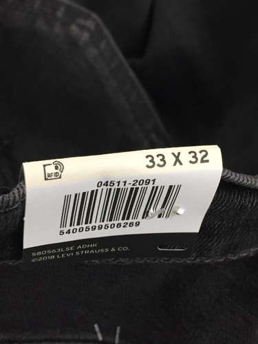 Levis Men's 511 Slim Jeans What Ever You Like - Grey Zip Fasten New* F1 - Picture 15 of 20