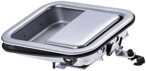 FITS MANY 89-04 VOLVO TRUCK MODELS DRIVER LEFT FRONT EXTERIOR DOOR HANDLE CHROME - Picture 4 of 4