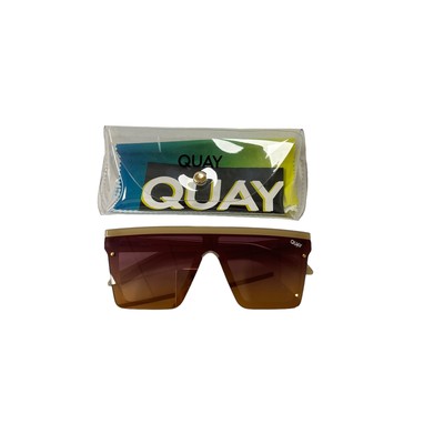 Quay Australia Hindsight Shield Sunglasses 51MM Ivory Purple  display picture 3