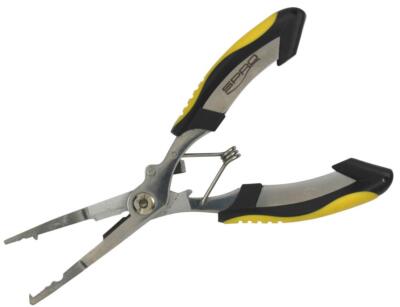 SPRO Bent Nose Super Cutter Pliers 16cm Schnur-Cutter Sprengringzange Splitring