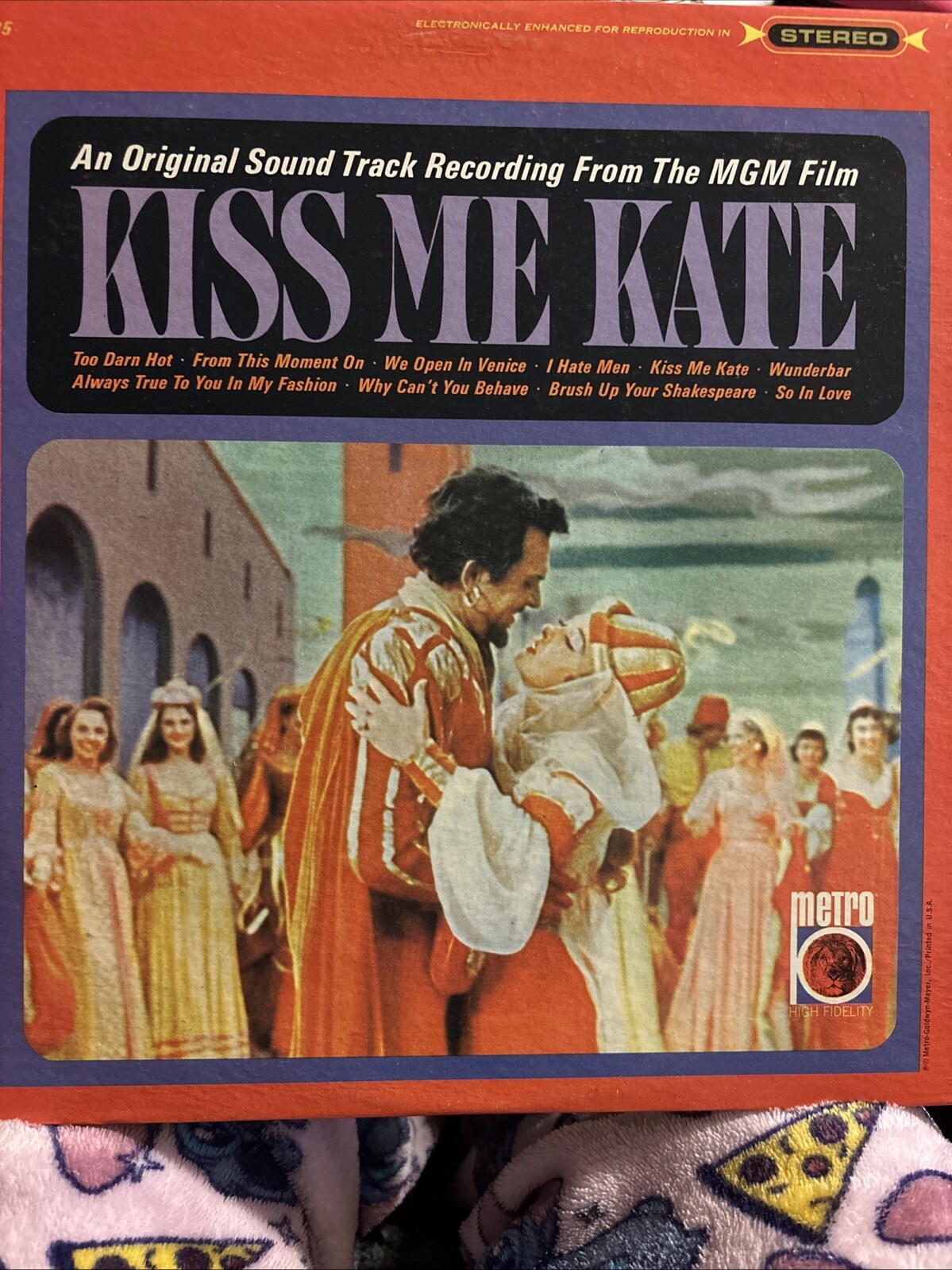 “KISS ME KATE” Original Soundtrack Recording, MGM Film,Metro Music, MS-525, 1961