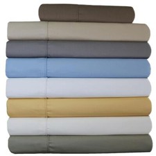 GoLinens Easy Care Sheet Set - Solid 650 Thread Count