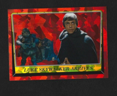 2023 Topps Chrome Sapphire Star Wars Return of the Jedi Luke Skywalker Arrives