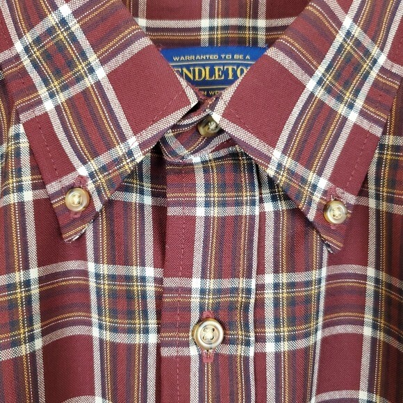 Vintage Pendleton Worsted Wool Plaid "Sir Pendlet… - image 3