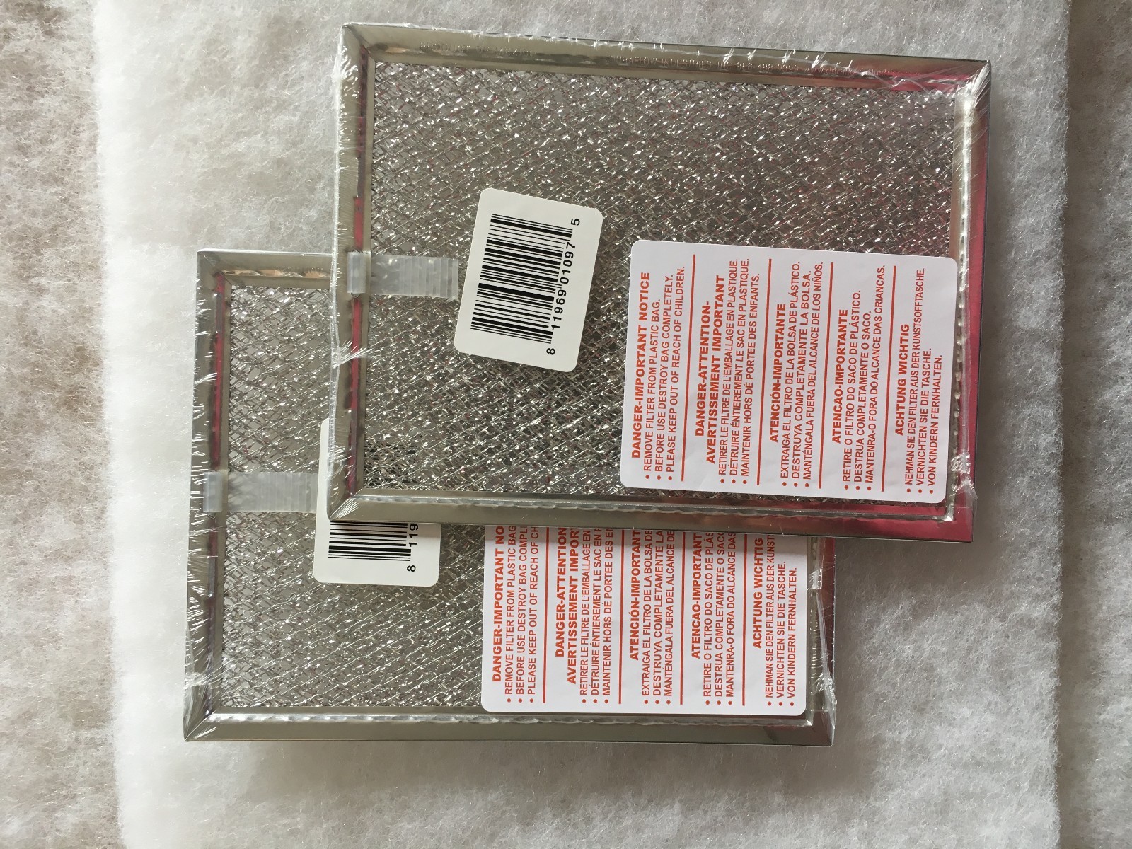 Maytag Comaptible Part 53001357 56001069 MICROWAVE GREASE FILTER (2