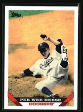 Pee Wee Reese 2010 Topps #VLC24 Vintage Legends Collection Brooklyn Dodgers