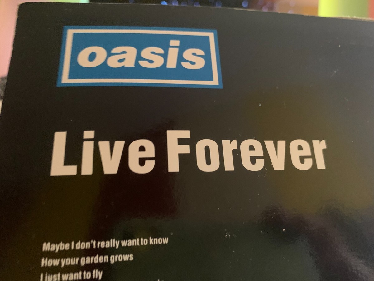 UNPLAYED Oasis Live Forever Cre185t 12 UNPLAYED Oasis Live Forever Cre185t 12