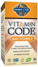 Vitamin Code Raw Vit C- 500mg Whole Food Vit C with Bioflavonoids (120 Capsules)