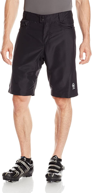 orange camo cycling shorts