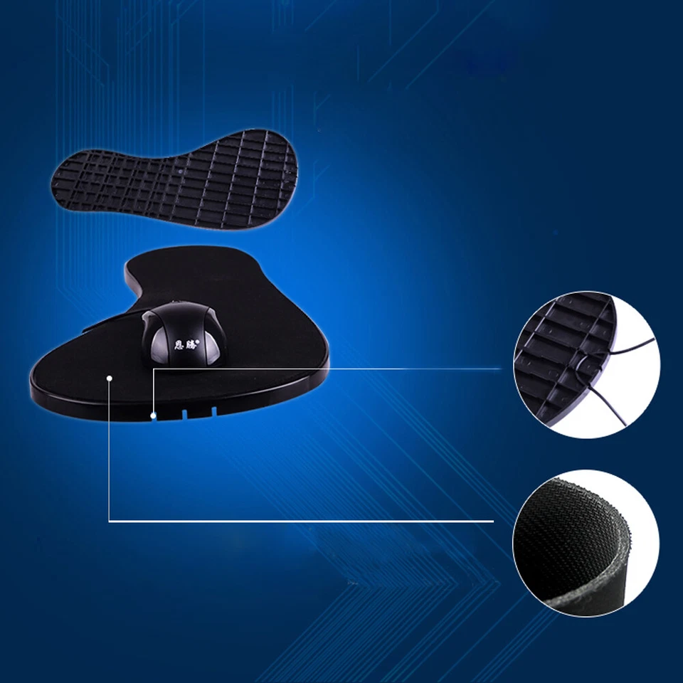 Stuhl-Armlehne Tastatur Mauspad Stuhl-Arm-Klemmstütze Laptop-Halter Halterung - Bild 2 von 4