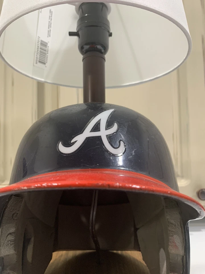 Atlanta Braves Rawlings Batting Helmet Lamp - Image 3 of 4