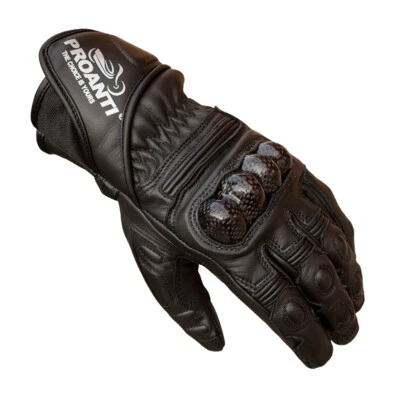 Motorradhandschuhe Race Leder Motorrad Handschuhe von PROANTI® - Bild 1 von 3