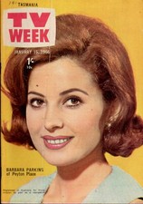 TV Week mag - January 15, 1966 - Barbara Parkins, Barry Creyton + Jimmy Hannan