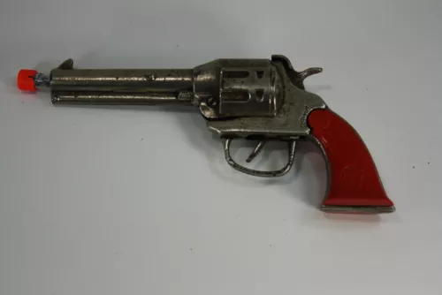 Kilgore Ranger, cast iron cap gun red grips