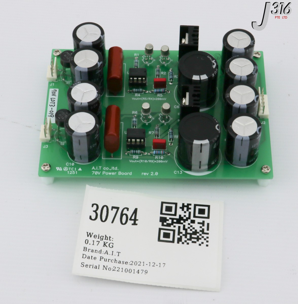 30764 A.I.T PCB, 70V POWER BOARD, 70V LOT3-019 (NEW) - | eBay