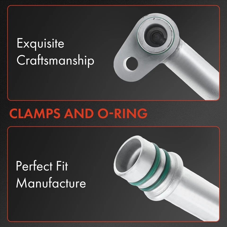 New A/C Refrigerant Hose Suction Line Pipe Assembly for Toyota RAV4 2001-2003 - Image 3 of 4