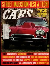 NOVEMBER 1971 HI-PERFORMANCE CARS MAGAZINE, CORVETTE, PONTIAC GT-37 TEST