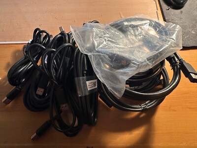 Lot Of 12 Dell  Compatible  PN81N High Speed USB 3.0 Cable 6ft  A Male To B Male