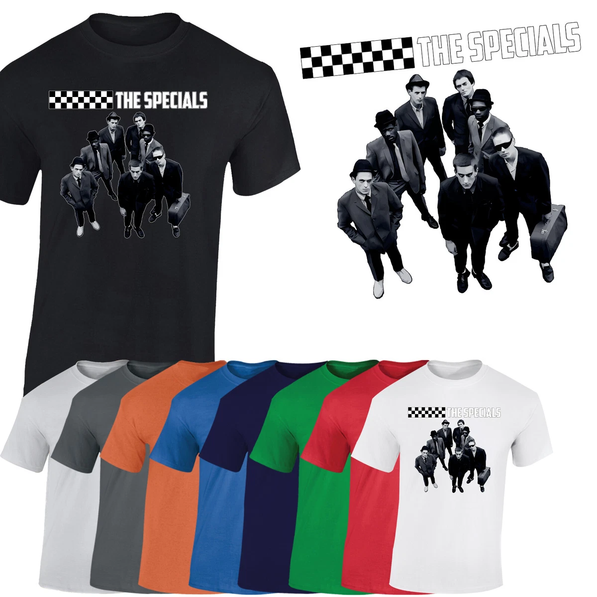 T-shirt Homme Enjoy Yourself - 2 Tons - Style Ska Reggae Années 80 - Neuf Avec étiquette