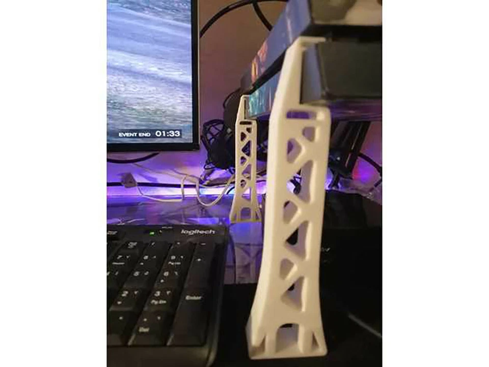 Sony PlayStation 4 PS4 Consola Alta Pies Elevadores Soporte Flujo de Aire Enfriamiento Accesorio Foto 3 de 4