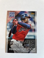 2019 Topps Update  Francisco Lindor 150 Years Of Professional Baseball 146/150